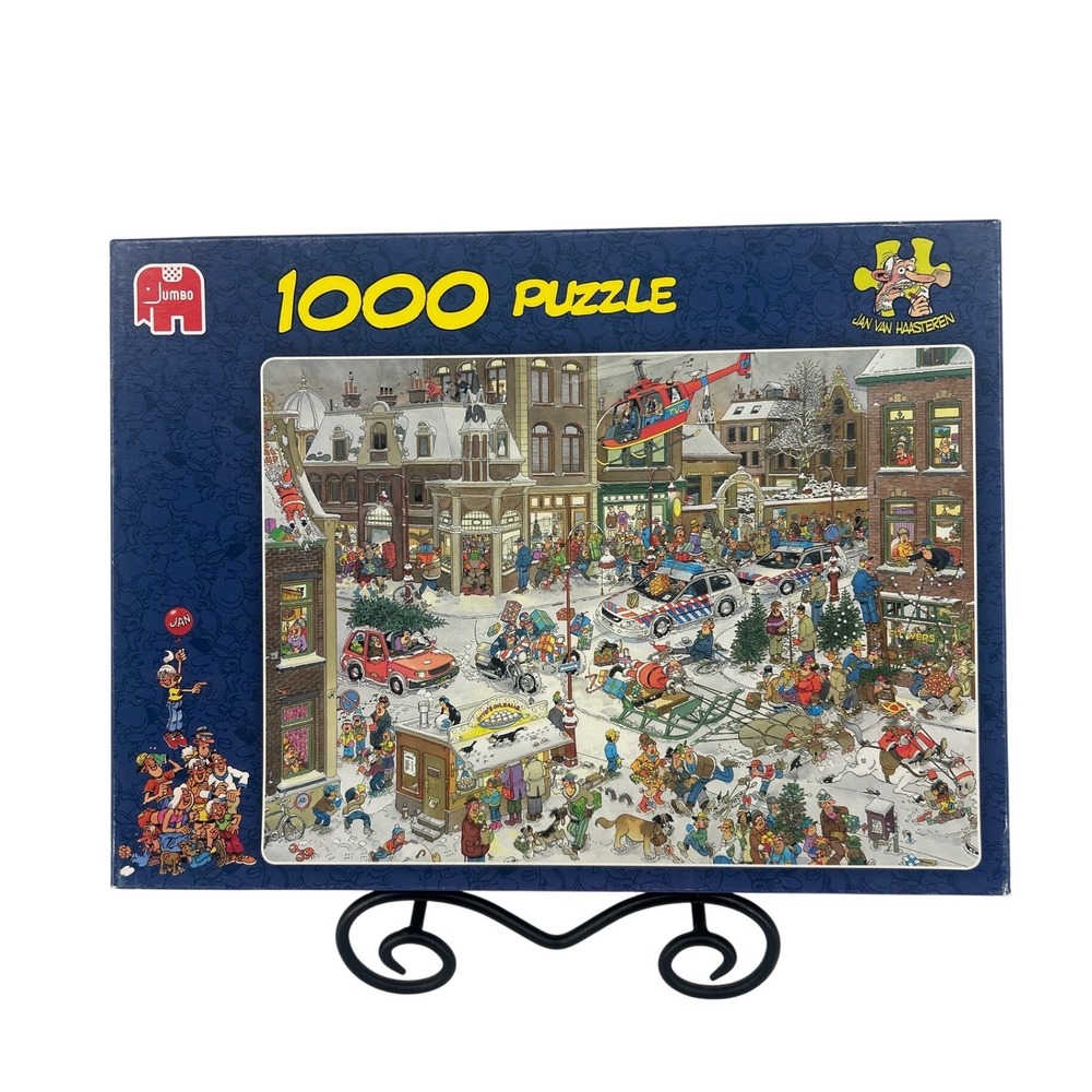 Jumbo Jan van Haasteren Christmas Eve 1000 Piece Puzzle 1745 MISSING 1 PIECE